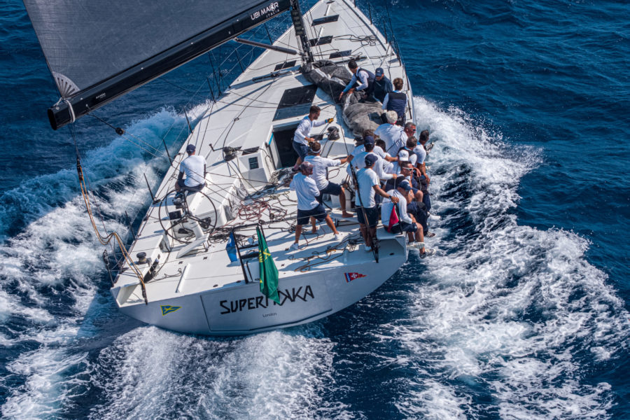 COSTA SMERALDA RIPRESE CON DRONE MAXI YACHT ROLEX CUP