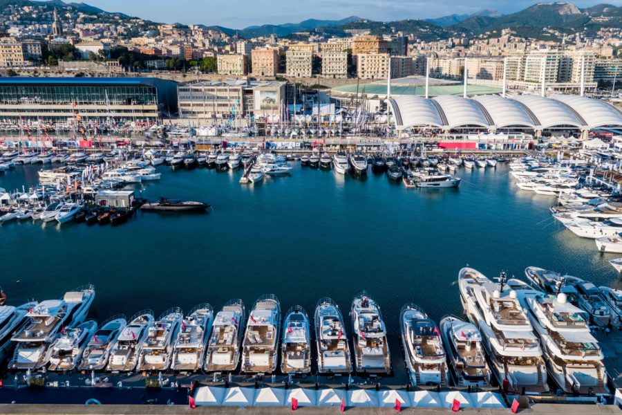 GENOVA RIPRESE CON DRONE PER SALONE NAUTICO 2019