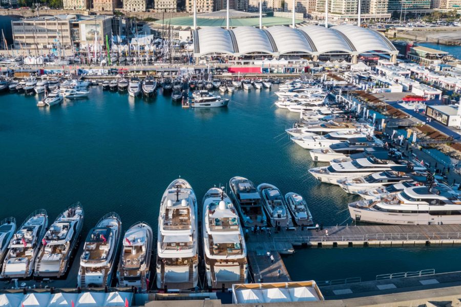 GENOVA RIPRESE CON DRONE PER SALONE NAUTICO 2019