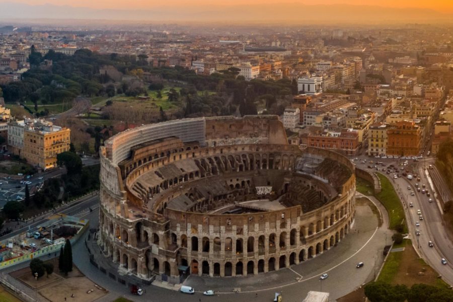 ROMA RIPRESE VIDEO CON DRONE